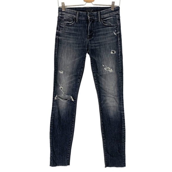MOTHER Looker Ankle Fray Jeans Size 25 - Picture 1 of 7
